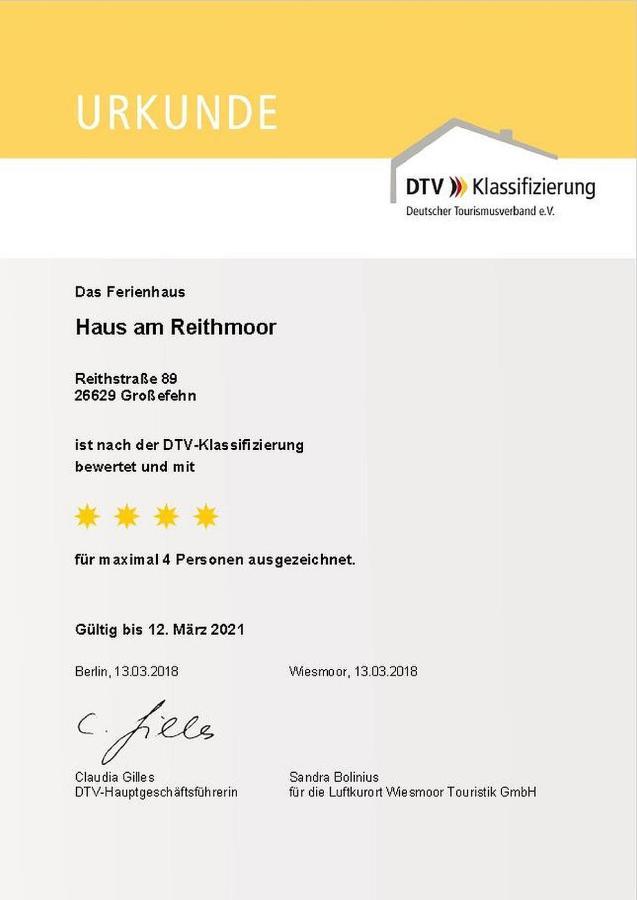 Villa Haus Am Reithmoor Grossefehn Esterno foto